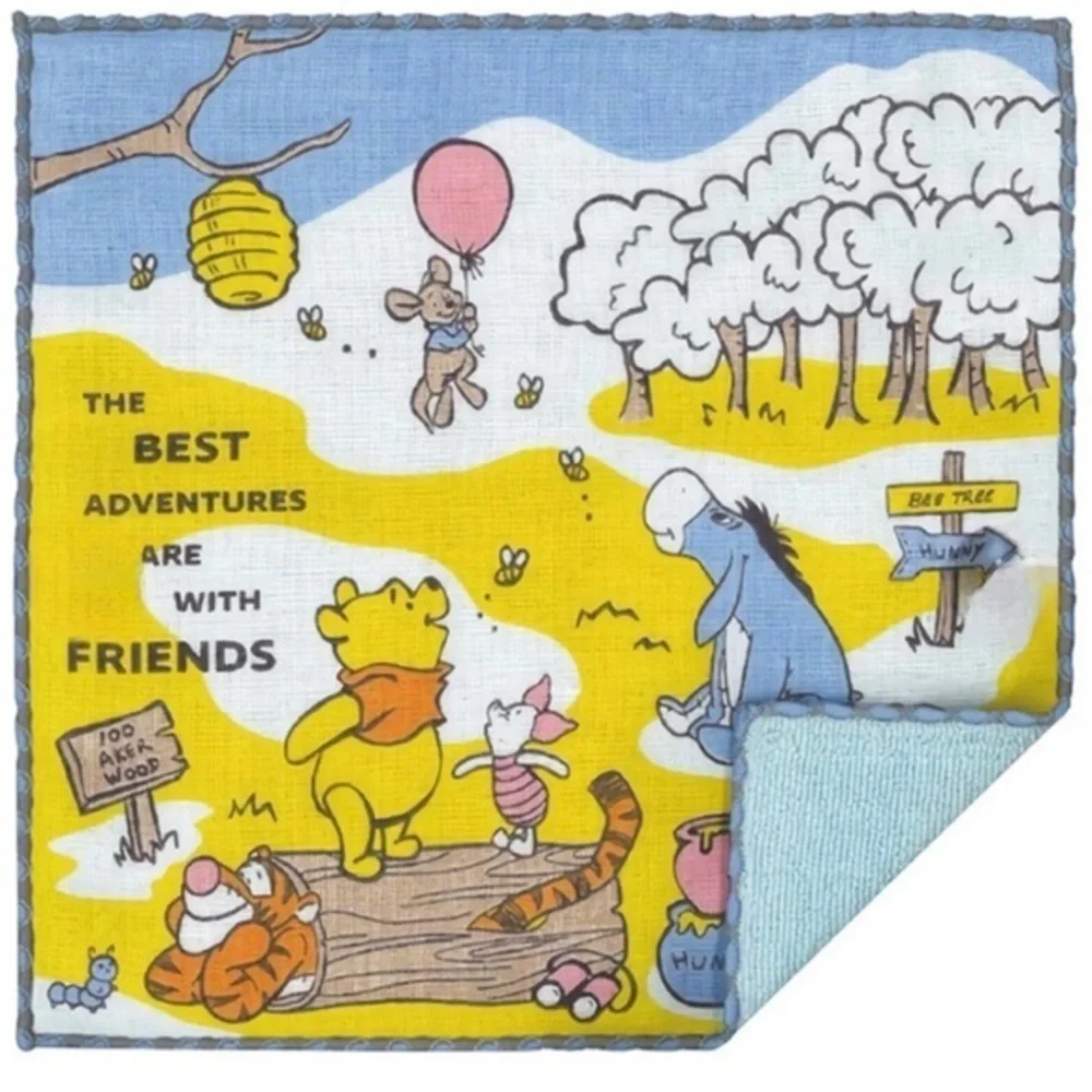 Disney Imabari Handkerchief Towel, Winnie The Pooh Tigger Piglet, Limited Ed